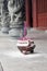 Cast iron incense burner