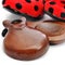 Castanets and typical dot-patterned flamenco shoes