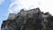 Caste Beckov on a cliff, view from northwestern side, central Slovakia