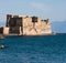 Castel dell\'Ovo. Castel dell Ovo, middle aged fortress in the B