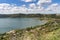 Castel Gandolfo town located by Albano lake, Lazio, Italy