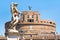 Castel Sant Angelo in Rome with a beautiful statue of an angel