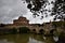 Castel Sant`Angelo in Rome under the clouds