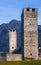 Castelgrande aka, Uri and Saint Michael`s Castle, Bellinzona, the capital city of southern Switzerlandâ€™s Ticino canton. A