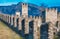 Castelgrande aka, Uri and Saint Michael`s Castle, Bellinzona, the capital city of southern Switzerlandâ€™s Ticino canton. A