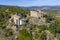 Castellar castle and church of San Miguel in Aguilar de Segarra province Barcelona, Spain