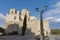 Castellet Castle near Foix dam at Barcelona, Spain