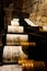 Castello di Amorosa Napa Valley Winery wines stacked vertical