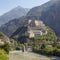 The Castello di Bardi castle in Aosta valley - Italy