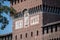 Castello Sforzesco (Sforza\\\'s Castle) details of the medieval fortification located in Milan, Italy.