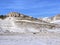 Castelluccio of Norcia, Italy with snow