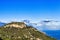 Castelmola landscape with mountain and sky