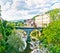 Castelnovo Garfagnana famous village in Tuscany, Italy