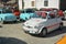 Castelnuovo don Bosco, Piedmont/Italy-03/10/2019-Meeting of old Fiat 500 Italian classic cars