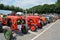 Castelnuovo don Bosco, Piedmont, Italy -07/01/2018 Exhibition of vintage tractors and machinery for agriculture