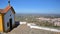 CASTELO DE VIDE, PORTUGAL: Aerial view ot the town from Nossa Senhora da Penha Chapel