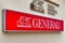 Castelrotto, Italy - August 2020: Logo and sign of Generali large insurance company sign