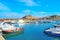 Castelsardo harbor on a clear day