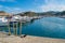 Castelsardo harbor on a clear day