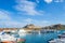 Castelsardo harbor under clouds