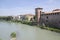 Castelvecchio Bridge fortified bridge in Veron on Adige River, historic place