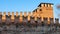 Castelvecchio Castel in Verona city at sundown