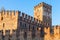 Castelvecchio Castel in Verona city at sunset