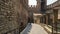 Castelvecchio castle in Verona, Italy. The pathways inside the fortress