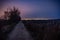 Castilian masseta landscape in winter