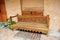 Castilian wood bench