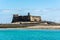 Castillo de San Gabriel - Saint Gabriel Castle in Arrecife and cannons in front of it