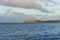 Castillo del Morro view from el Malecon with water, La Havana, Cuba