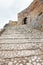 The castle of Acrocorinth Peloponnese Greece