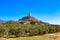 The castle of Alcaudete, province of Jaen, Andalusia, Spain surrounded by olive groves