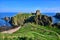Castle along the coast of Scotland