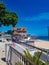 Castle on the beach cascais portugal summer