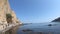 Castle and beach of Collioure in Pyrenees orientales, France