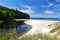 Castle Beach on the Superior Lake, Michigan, USA