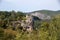 Castle of Belcastel in Lacave. Lot, Midi-Pyrenees,