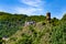 Castle Bischofstein, Burgen, Moselle river, Rhineland-Palatinate, Germany, Europe