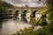 Castle bridge. Buncrana. county Donegal. Ireland