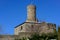 Castle of Campo Ligure under the snow