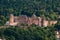 The castle castle ruin in Heidelberg, Baden Wuerttemberg, Germany