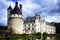 The castle of Chenonceau. View from the vineyard