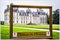 Castle of Cheverny, Loire valley, France framed in  original frame