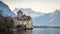 Castle chillon and lake geneva