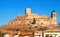 Castle and church in Alcaudete