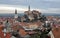 Castle and city, Mikulov, Czech republic, Europe