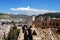 Castle and city view, Palace of Alhambra, Granada.