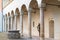 Castle courtyard of Torrechiara castle